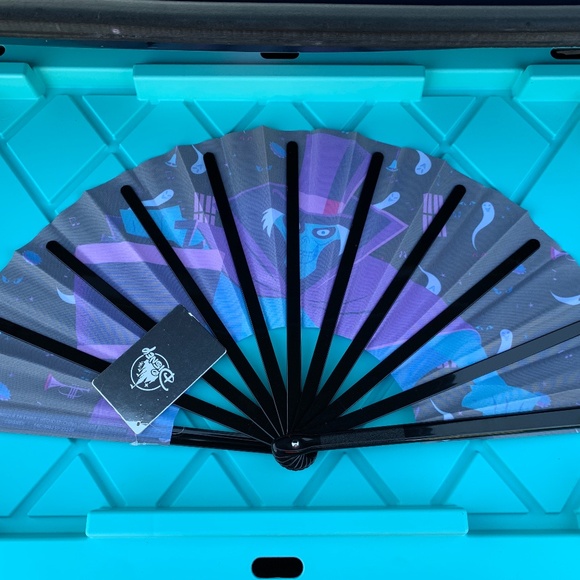 👻 New with Tags: Disney Haunted Mansion Madame Folding Fan 👻 - Picture 3 of 4